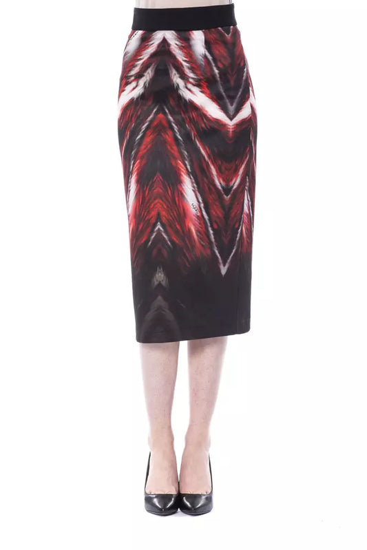 BYBLOS Multicolor Polyester Women Pencil Skirt