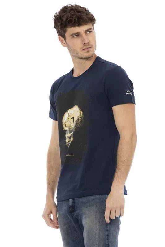 Trussardi Action Blue Cotton Men's T-Shirt