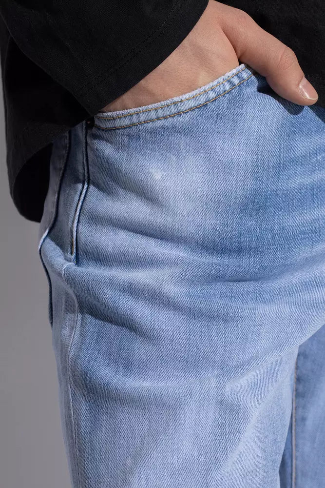 Dsquared² Blue Cotton Men Jeans