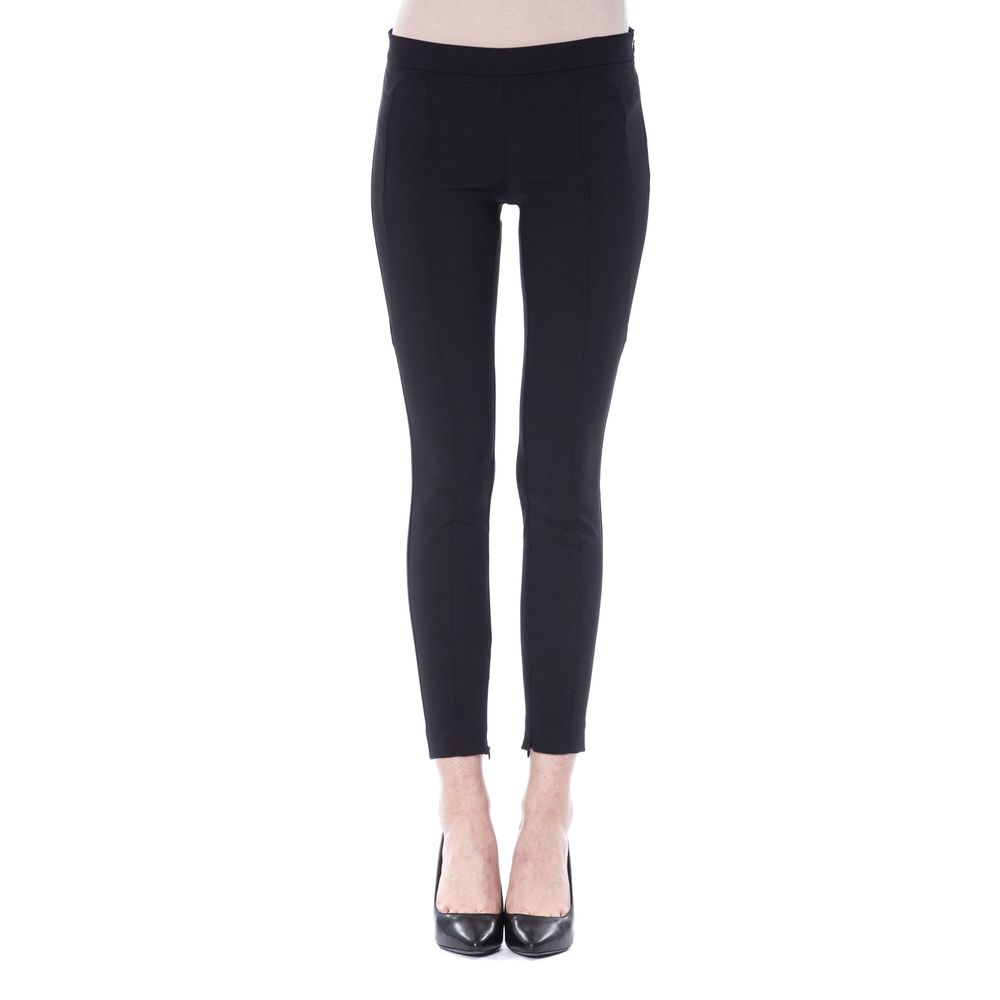 BYBLOS Black Polyester Women's Skinny Pant