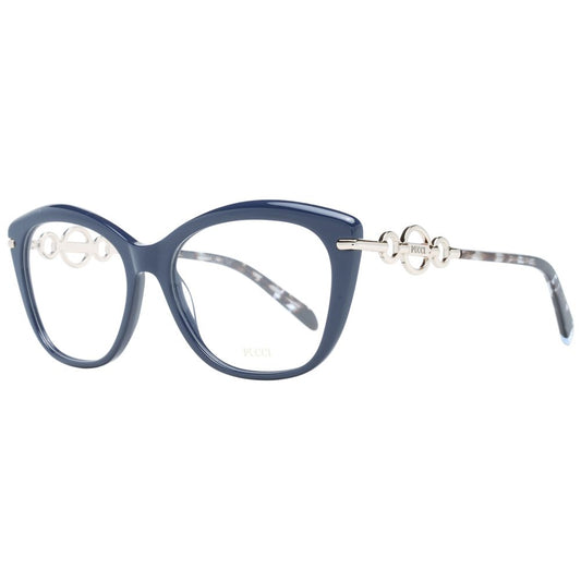 Emilio Pucci Blue Plastic Glasses (Frames)