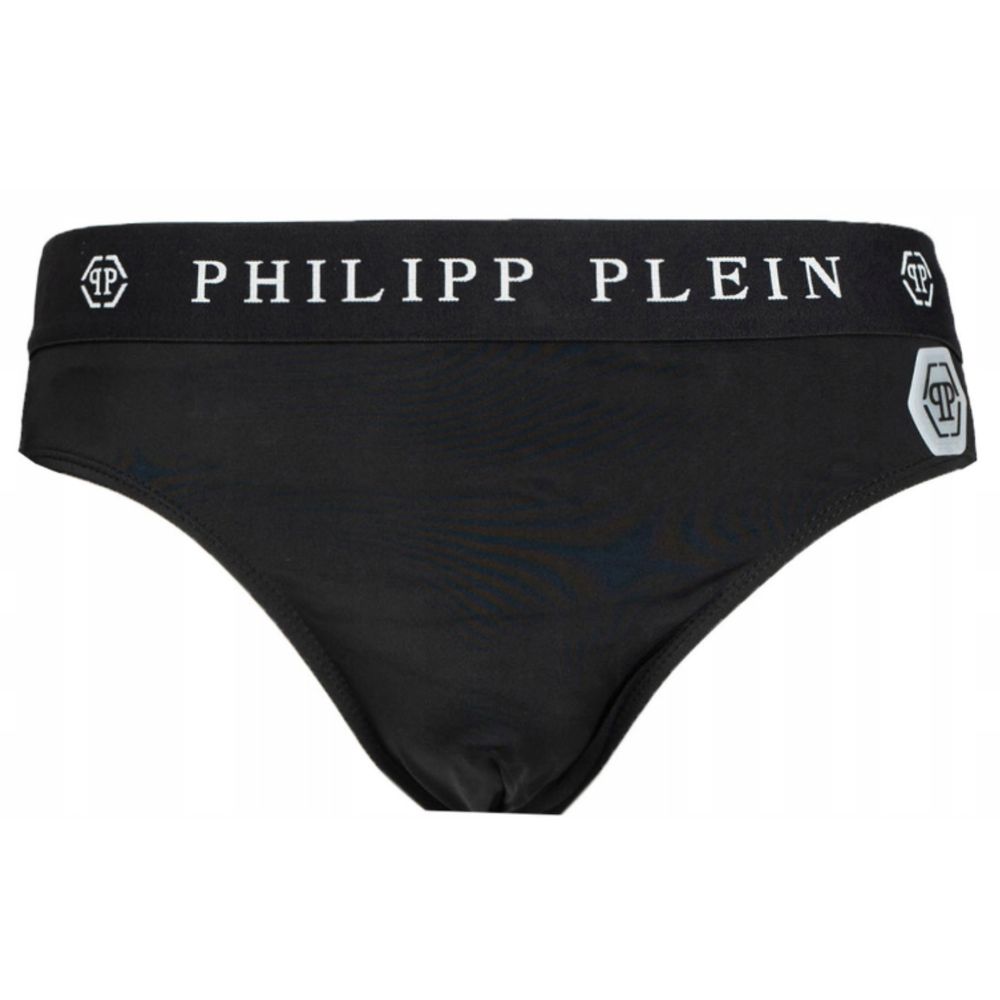 Philipp Plein Black Polyamide Men's Swimwear Trunks