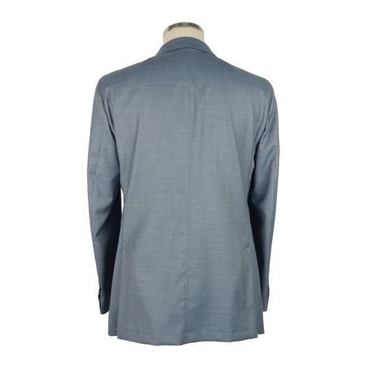 Emilio Romanelli Blue Wool Men's Blazer