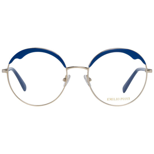 Emilio Pucci Blue Metal & Plastic Glasses (Frames)