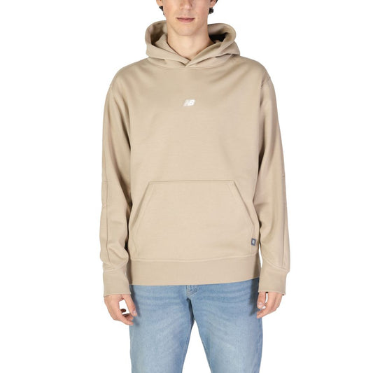 New Balance Beige Recycled Polyester Hoody