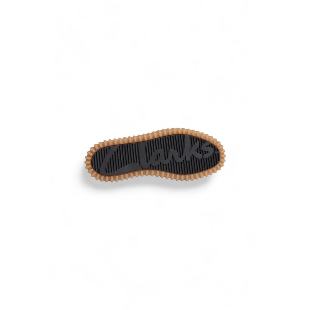 Clarks Black Suede Leather Platform