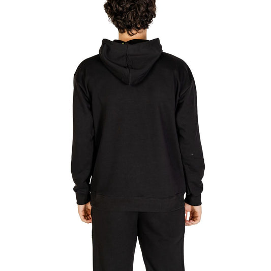 Icon Black Cotton Hoody