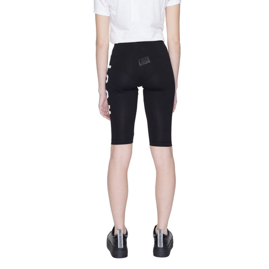 Icon Black Cotton Bermuda