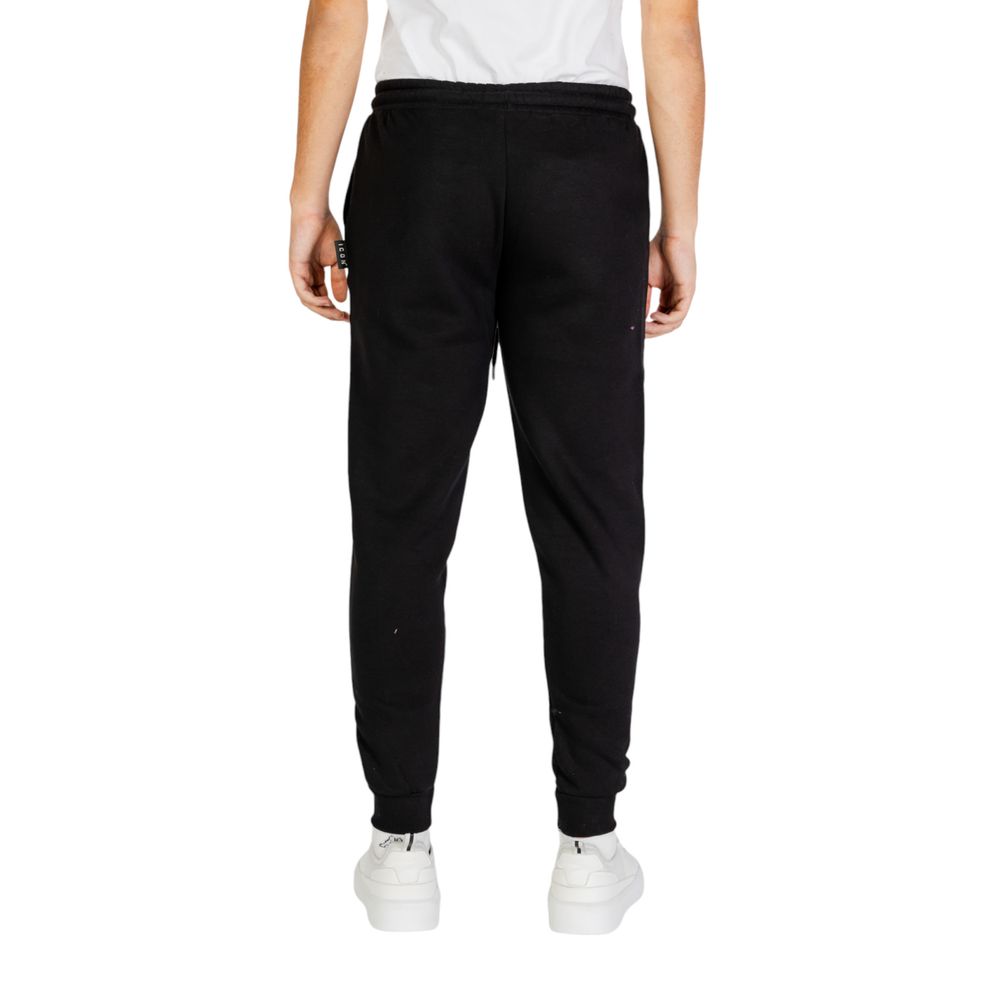 Icon Black And White Cotton Joggers Workout Pant