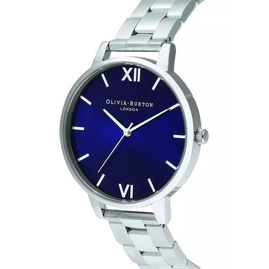 Olivia Burton Silver Stainless Steel Watch