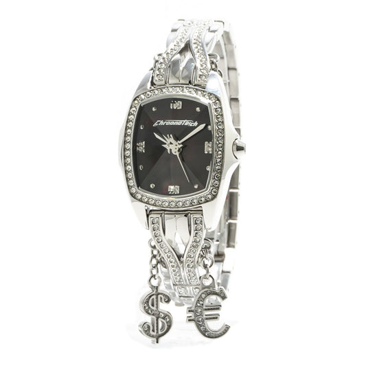 Chronotech Silver Stainless Steel Watch