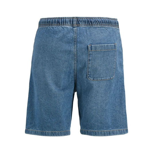 Jack Jones Light Blue Cotton Bermuda