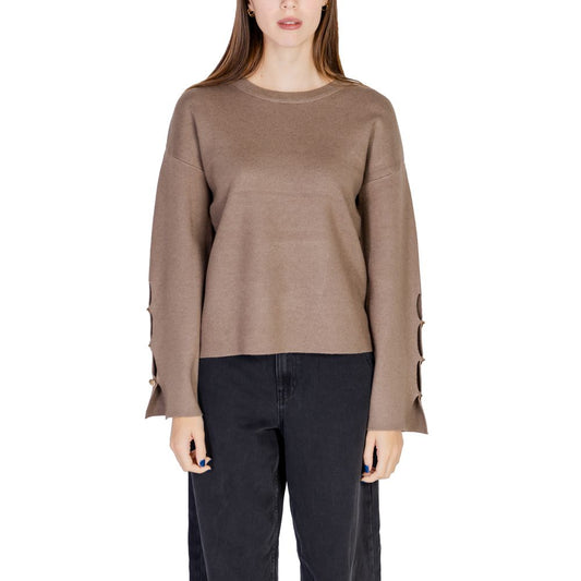 Vila Clothes Gray Viscose Sportswear