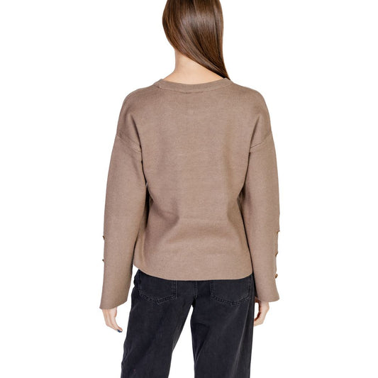 Vila Clothes Gray Viscose Sportswear