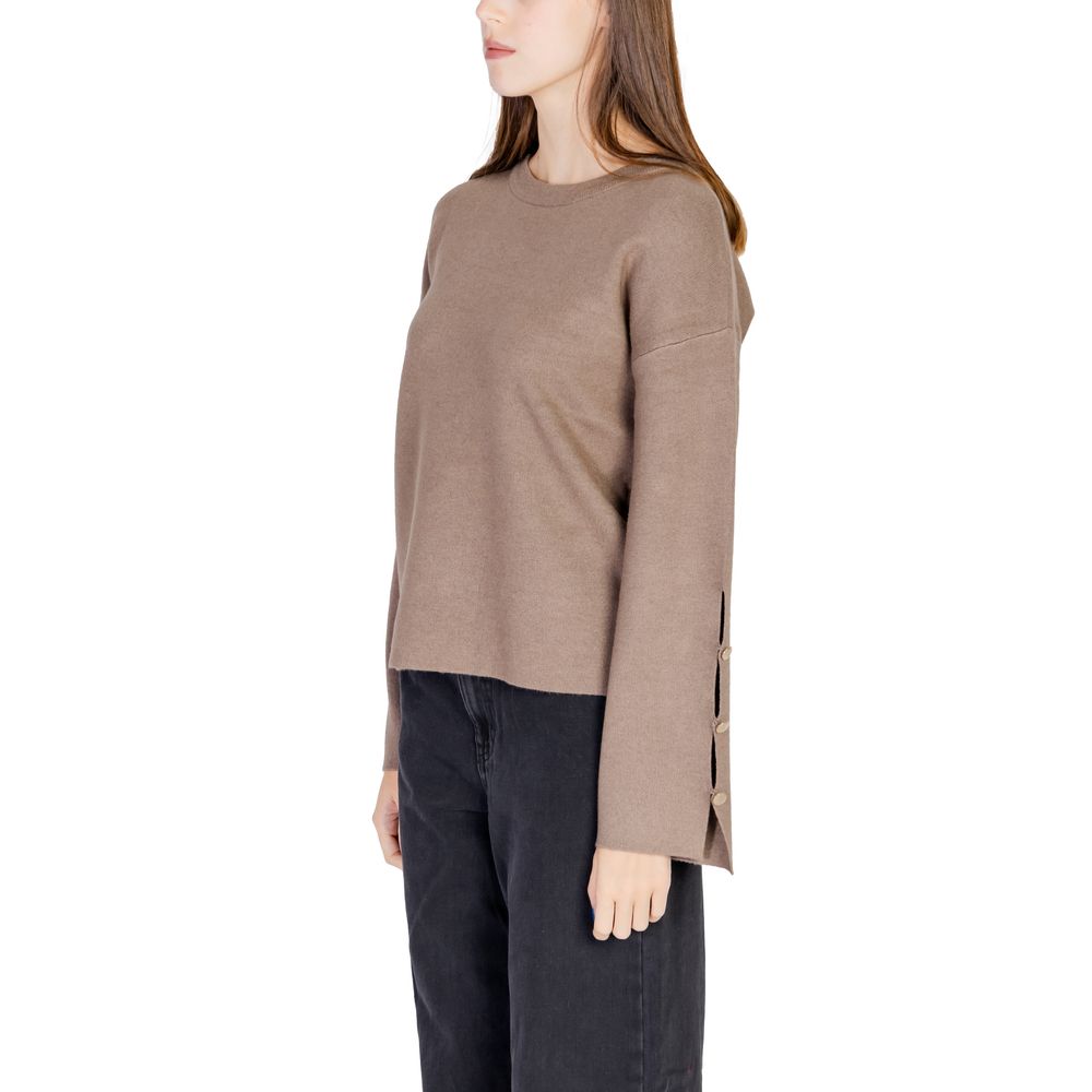 Vila Clothes Gray Viscose Sportswear