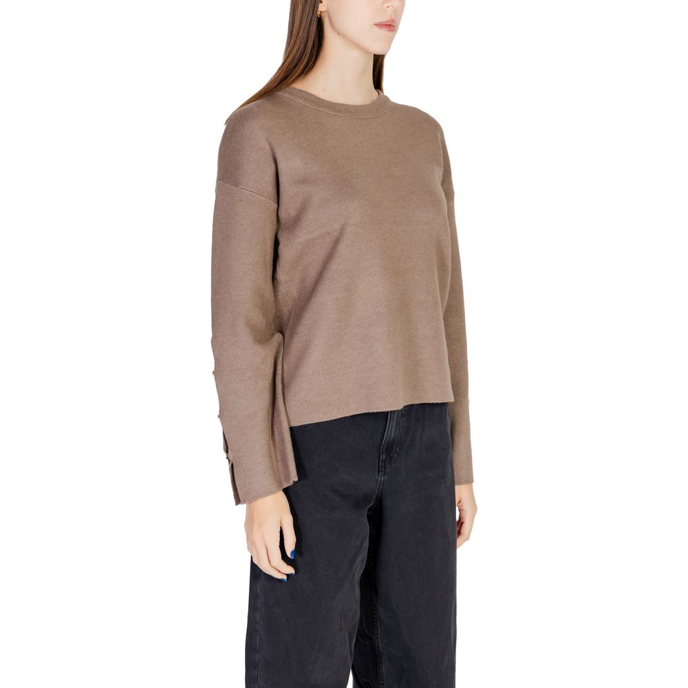 Vila Clothes Gray Viscose Sportswear