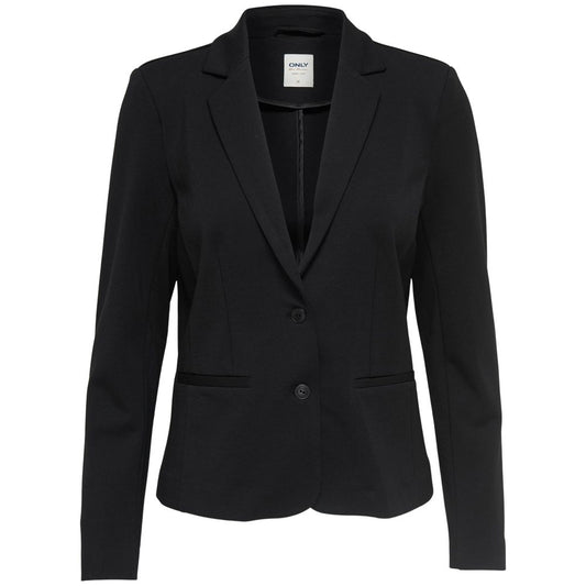 Black Viscose Blazer