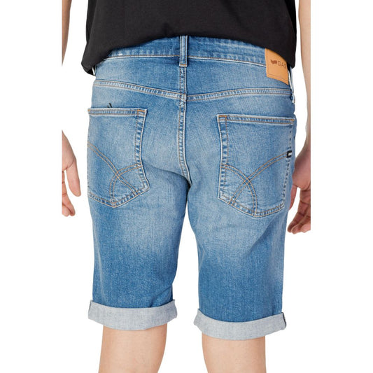 Gas Blue Cotton Bermuda
