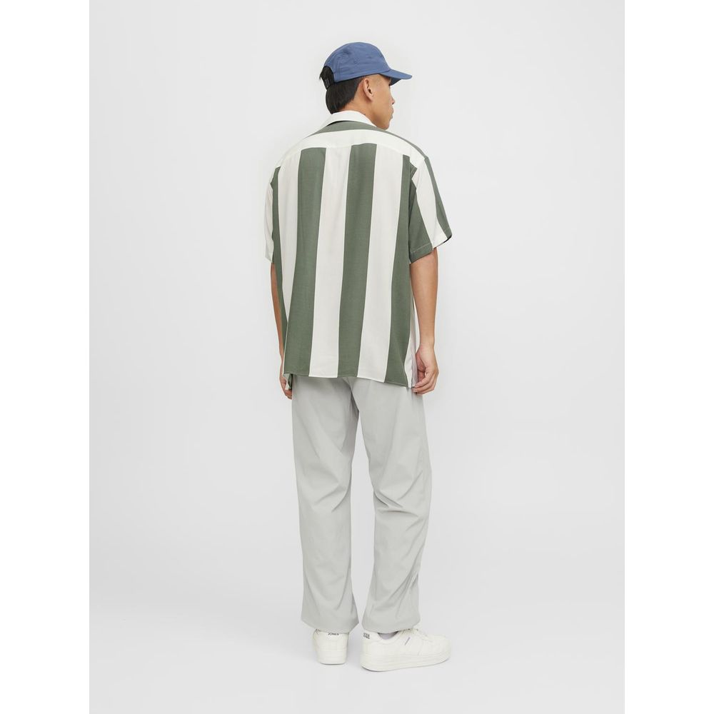 Jack Jones Green Viscose Shortsleeve