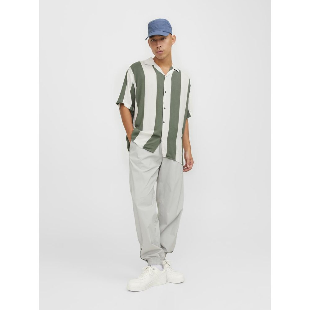 Jack Jones Green Viscose Shortsleeve