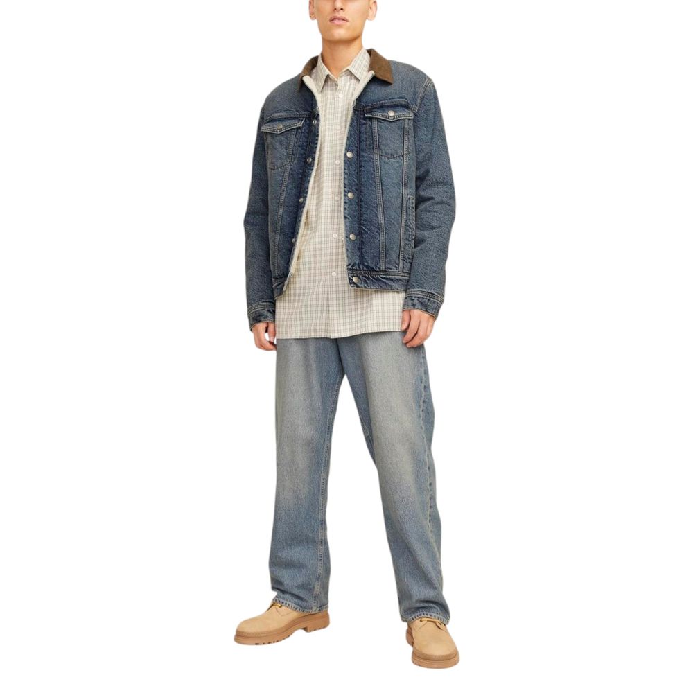 Jack Jones Blue Cotton Jackets & Coat