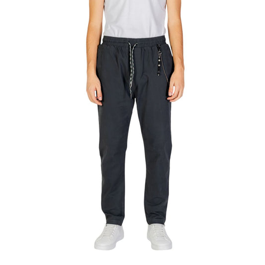 Gianni Lupo Gray Cotton Pant