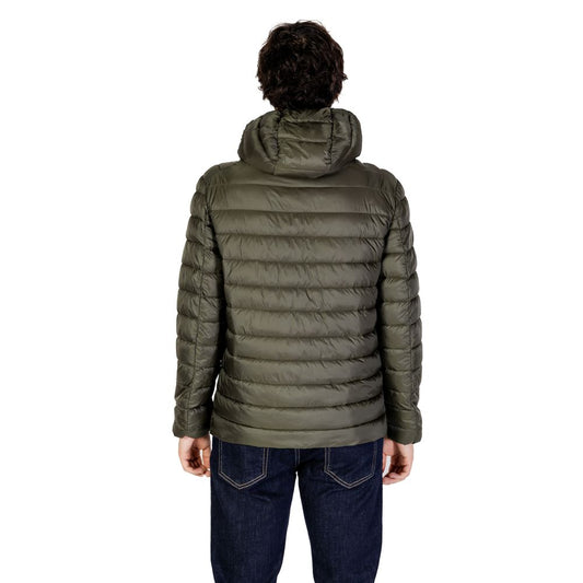 Gianni Lupo Green Polyamide Jackets & Coat