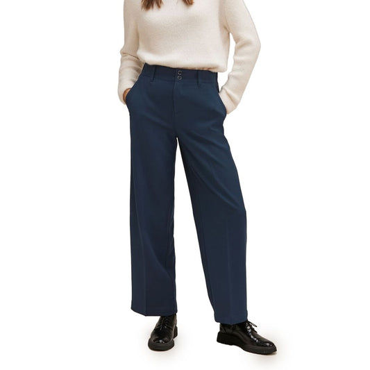 Street One Blue Polyester Pant