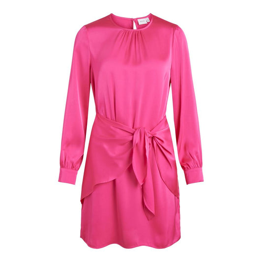 Vila Clothes Pink Polyester Short