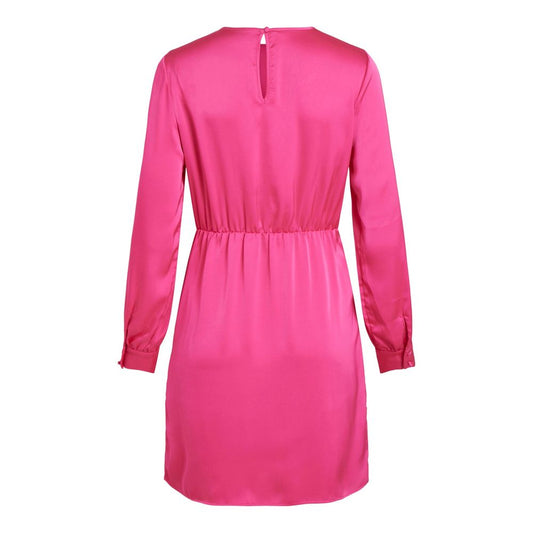 Vila Clothes Pink Polyester Short