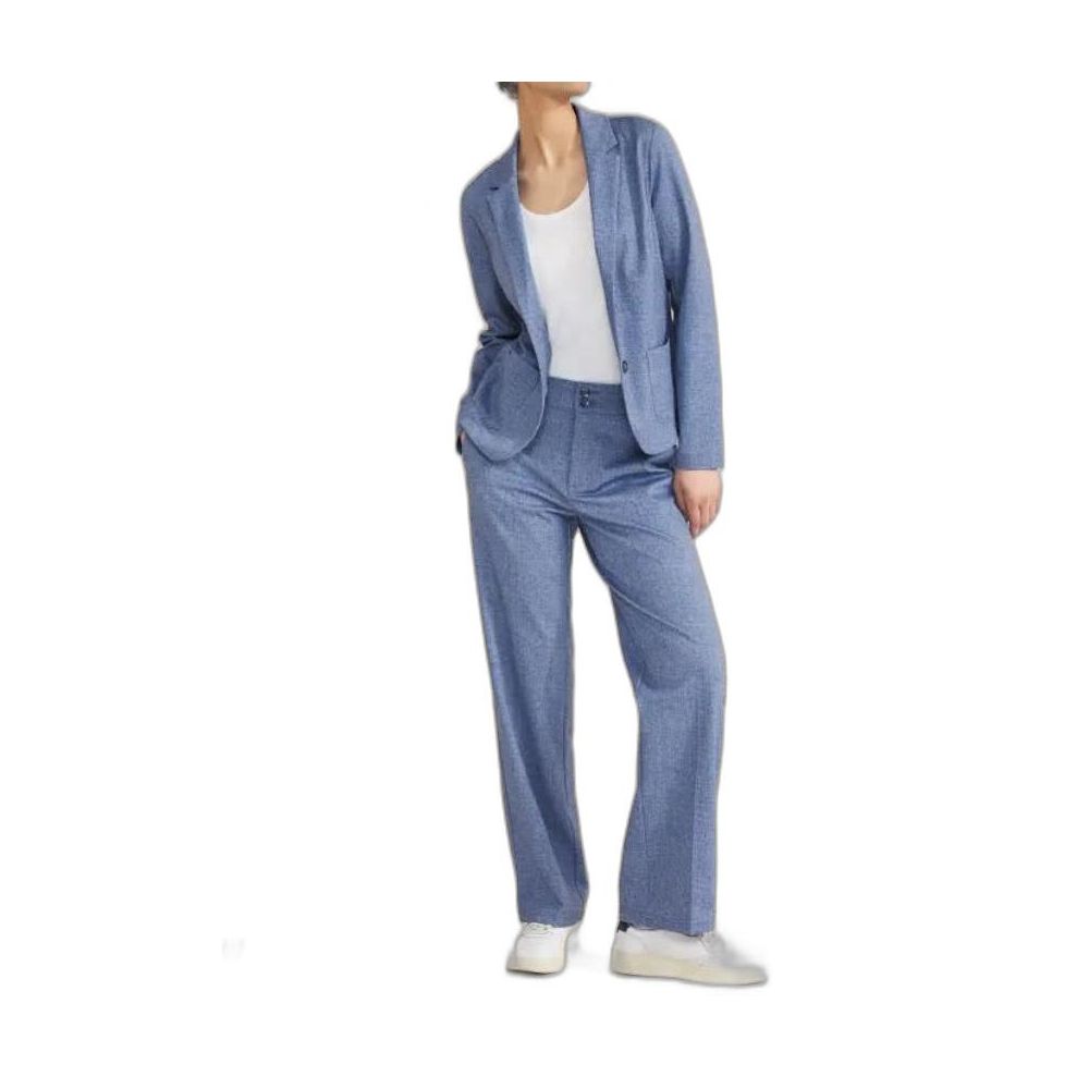 Street One Blue Polyester Blazer