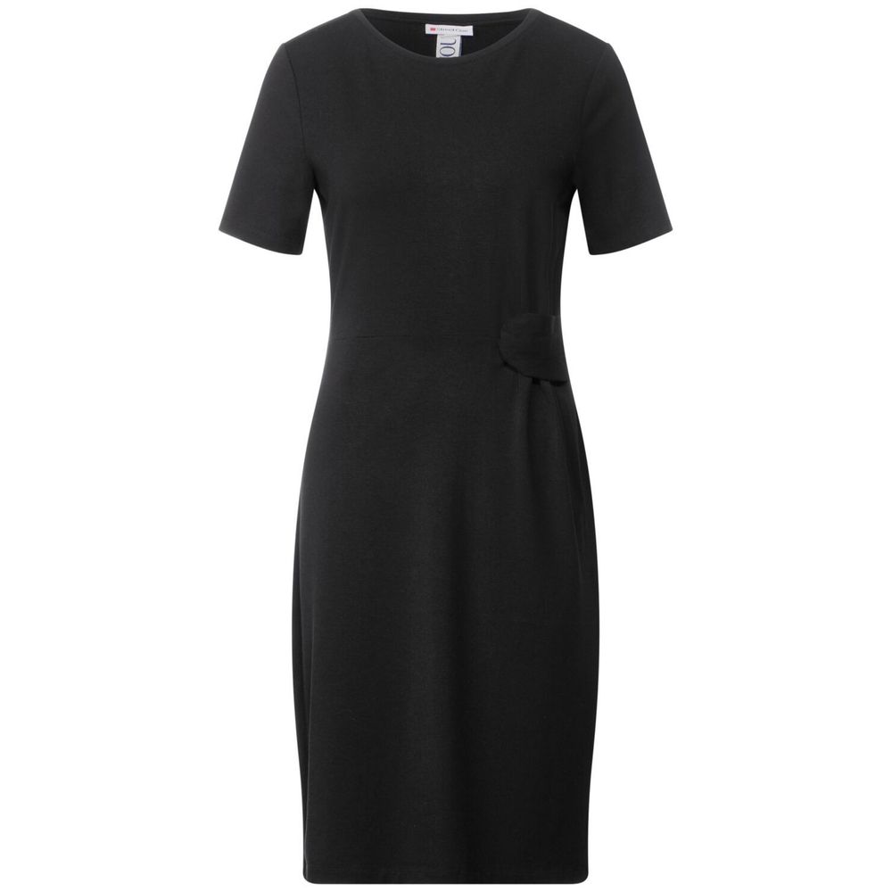 Street One Black Cotton Midi