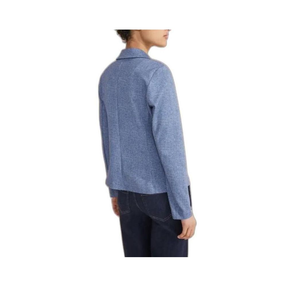 Street One Blue Polyester Blazer