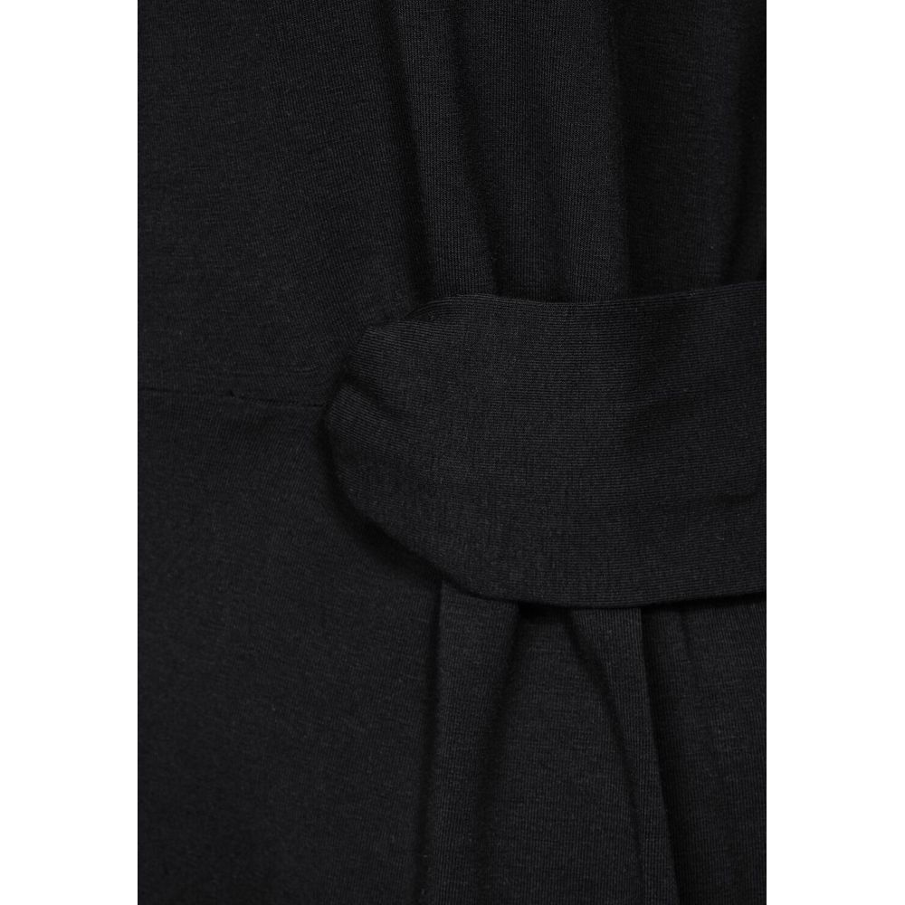 Street One Black Cotton Midi