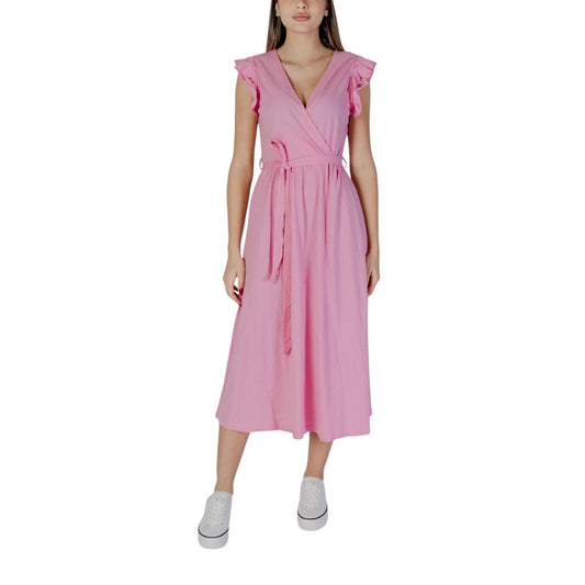 B.Young Multicolor Cotton Long