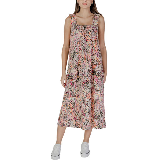 B.Young Multicolor Cotton Long