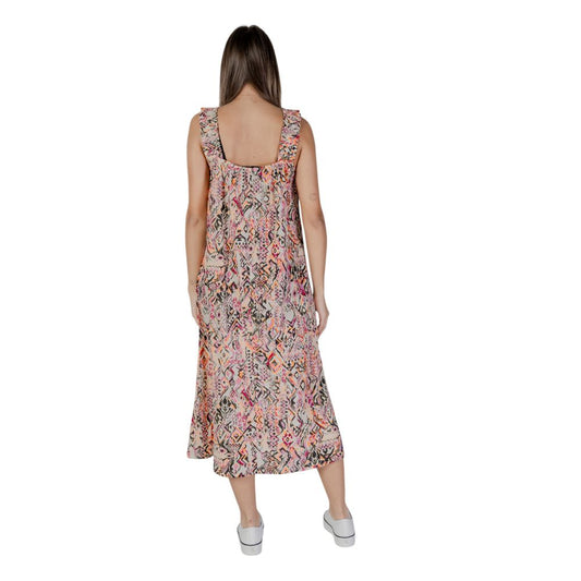 B.Young Multicolor Cotton Long
