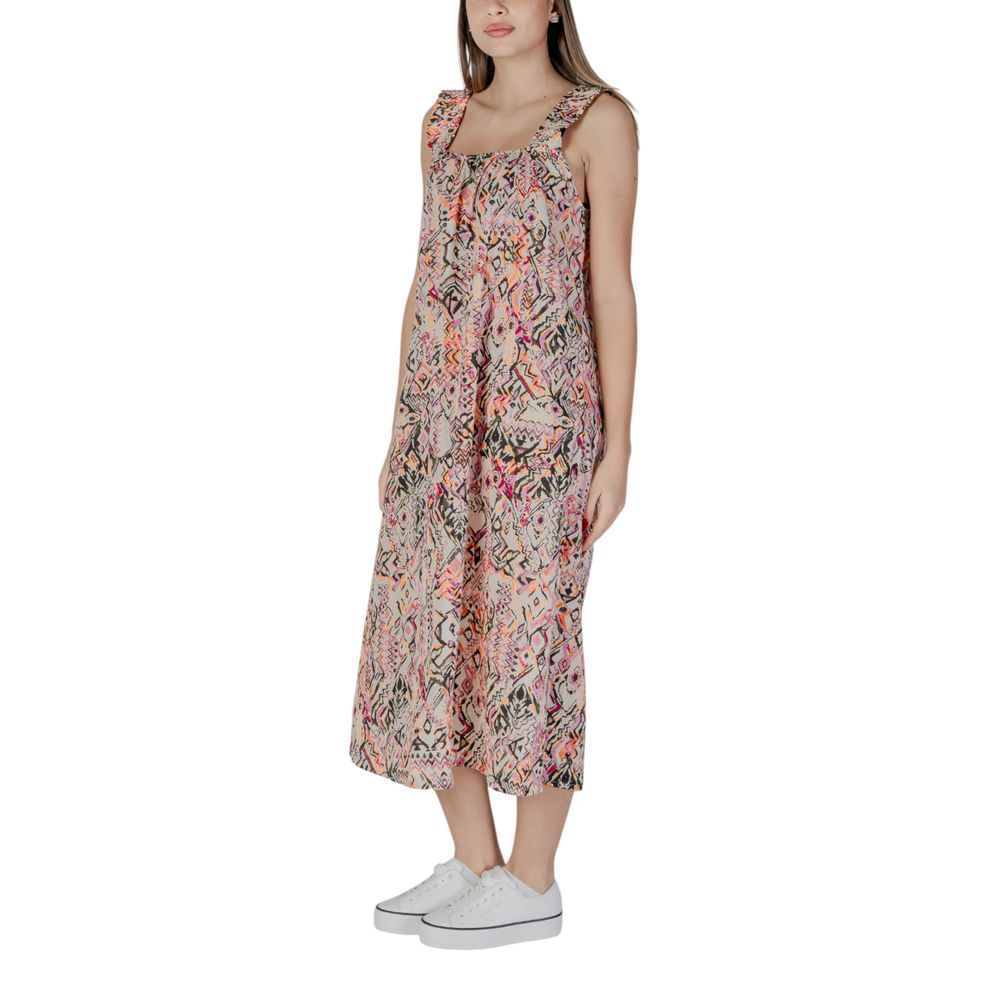 B.Young Multicolor Cotton Long