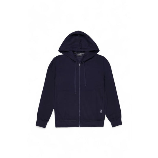 Emporio Armani Underwear Blue Polyester Hoody