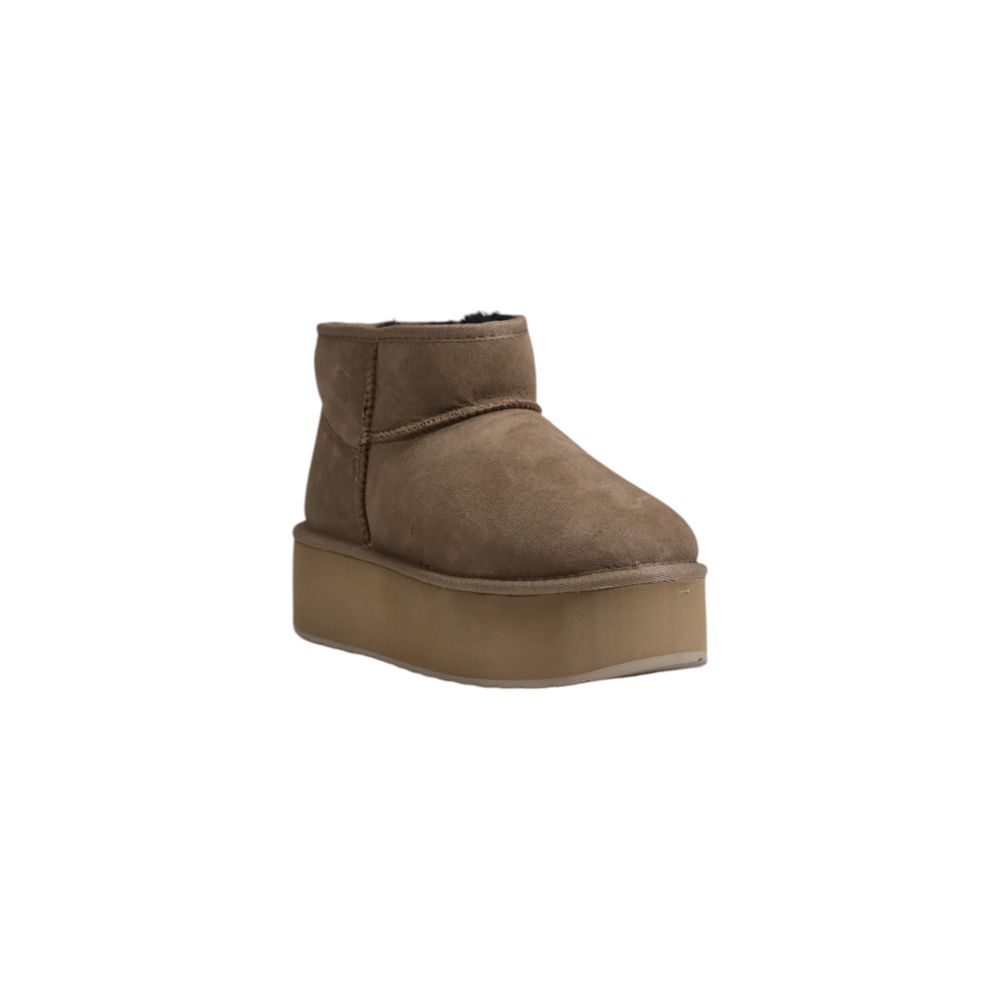 EMU Australia Gray Leather Ankle