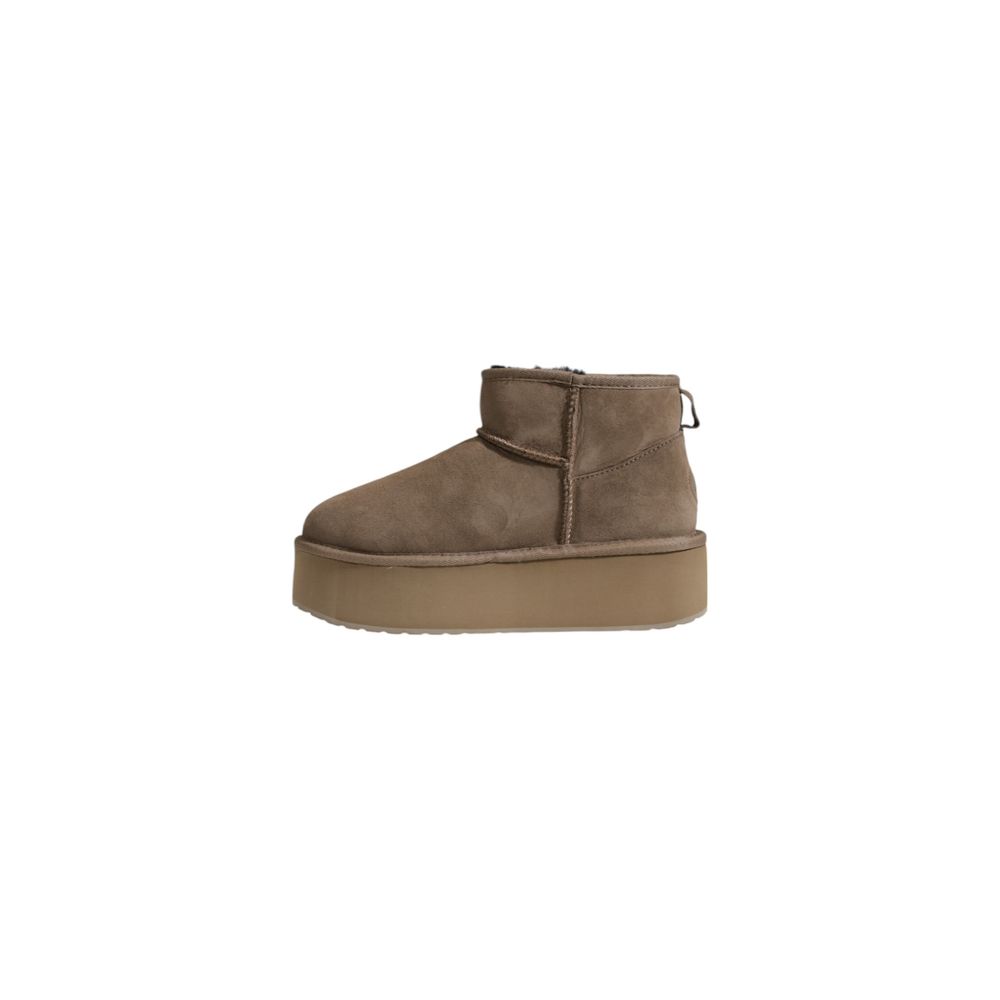 EMU Australia Gray Leather Ankle