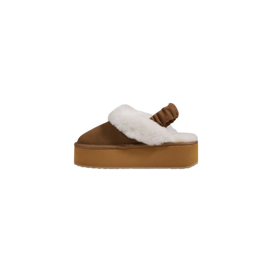 EMU Australia Beige Suede Leather Platform