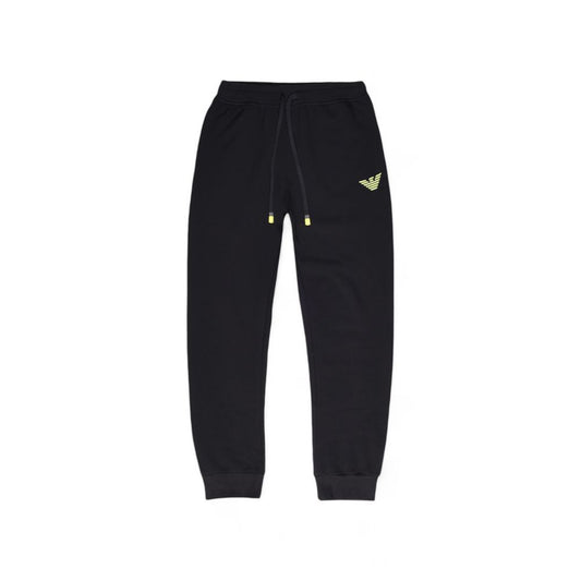 Emporio Armani Underwear Black Cotton Joggers Workout Pant