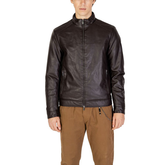 Hamaki-Ho Brown Viscose Jackets & Coat