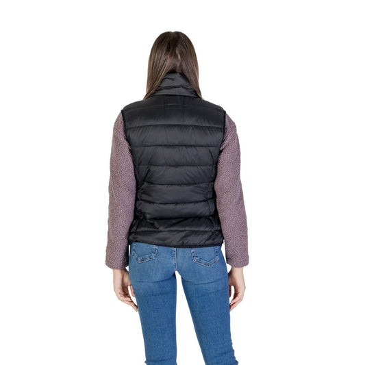 B.Young Black Nylon Sleveless Jacket