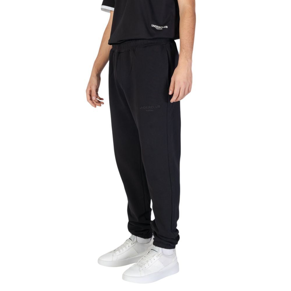 Underclub Black Cotton Joggers Workout Pant