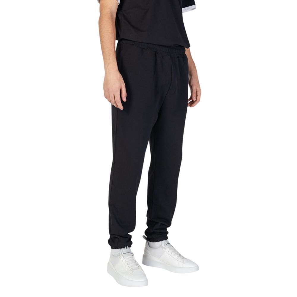 Underclub Black Cotton Joggers Workout Pant