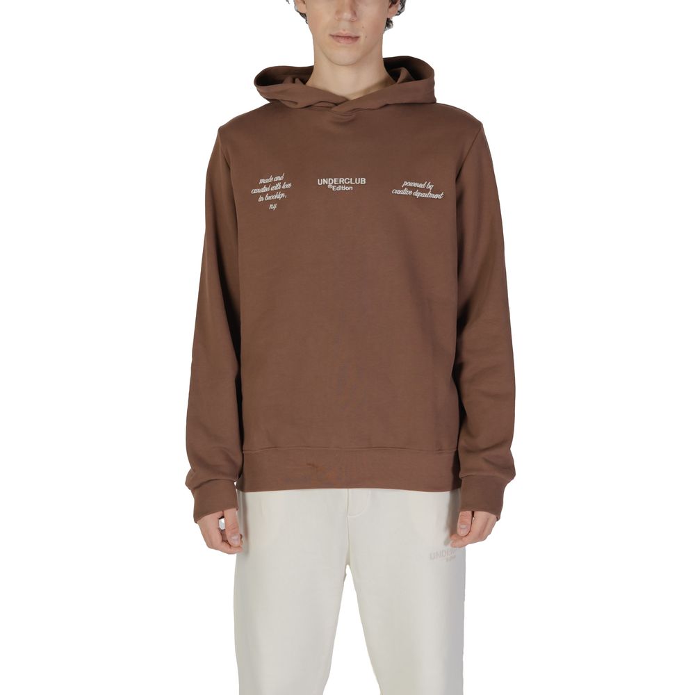 Underclub Brown Cotton Hoody