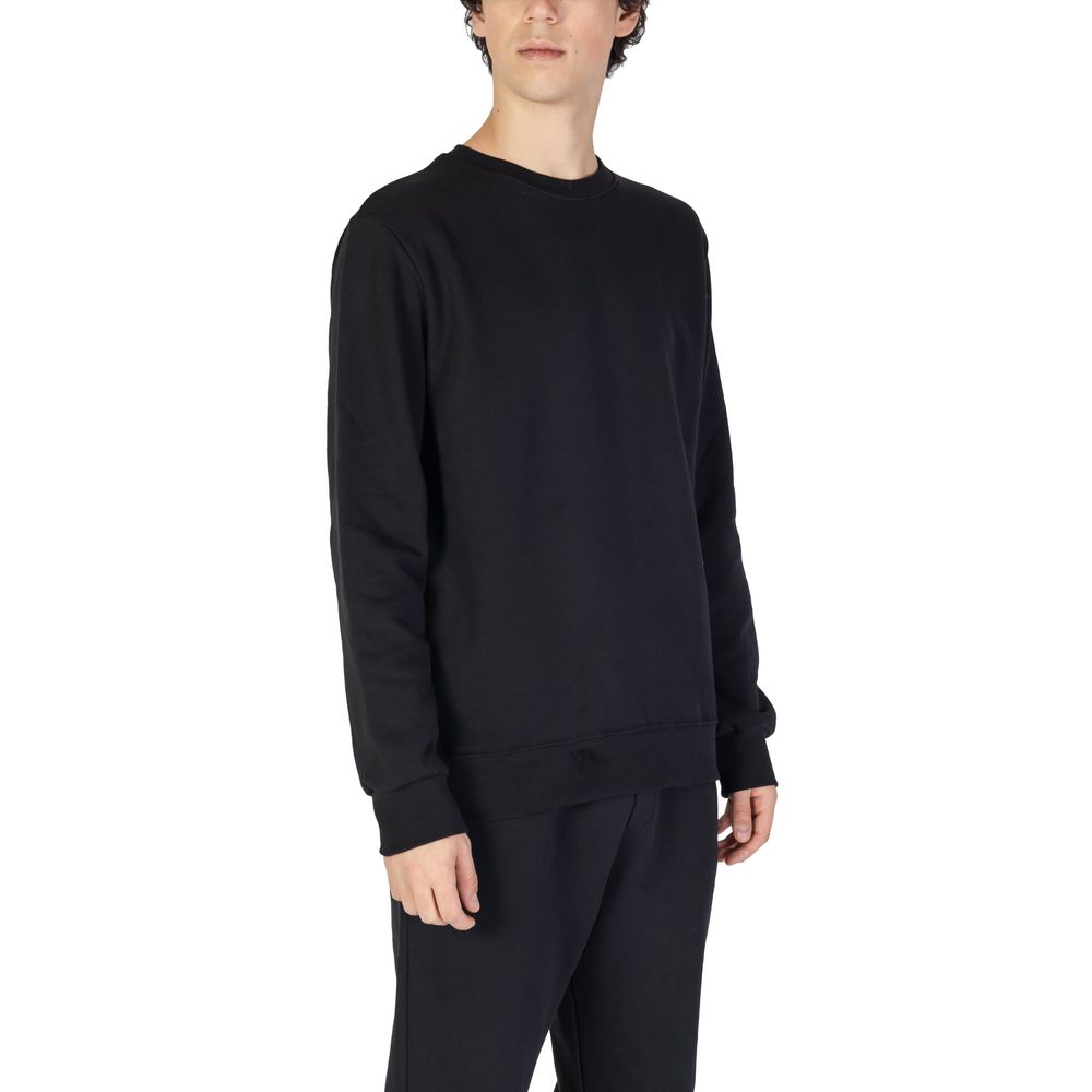Underclub Black Cotton Sweatshirt