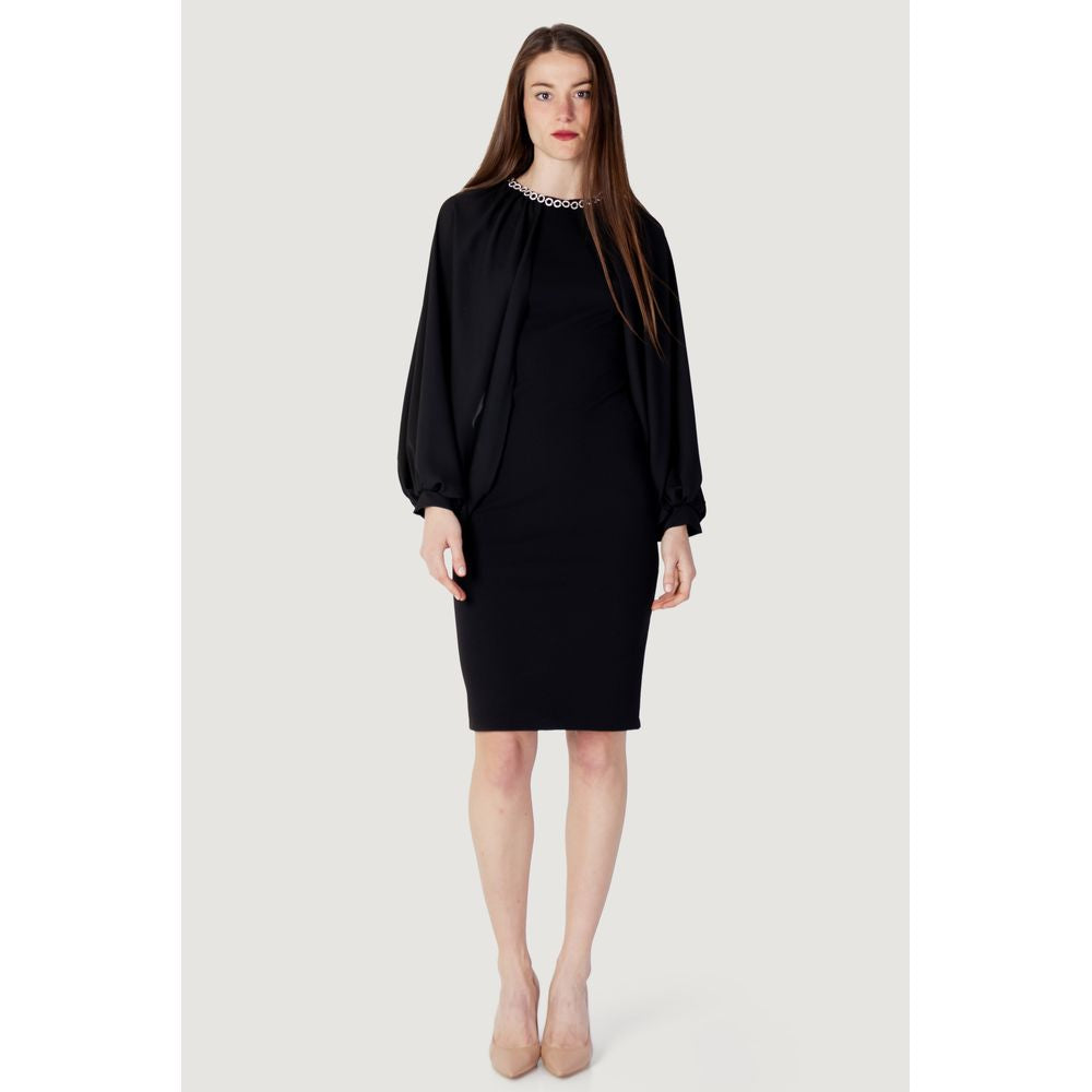 Rinascimento Black Polyester Long